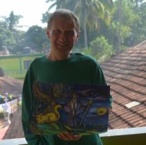 Amitabh, Italy  "I was surprised to see myself as  a magician! A beautiful piece of art and such a great support on my path!"