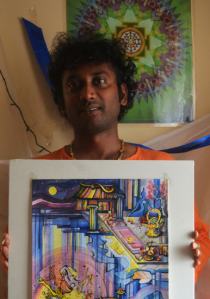 "Lost in illusions", Kishore, 2014, Arambol, India "A real wake up call for me! Very unexpected and to the point! Alina surely didn't try to flatter me!"