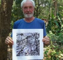 "Tranquility of presence", for Navanito, Germany, 2015 "Great art! I feel really resonant and inspired! It will remind me to stay present every moment of my life"